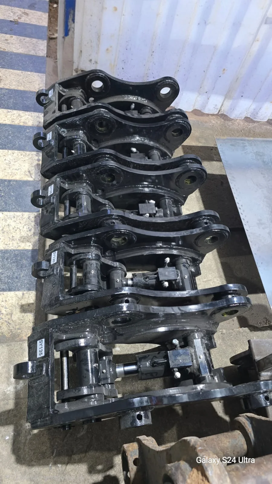 Engates rápidos fabricados pela Unisoldas